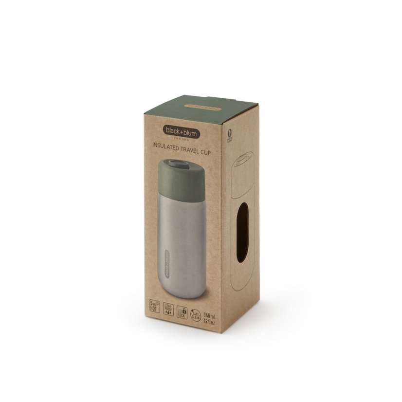 Black + Blum Cestovní nerez termoska na kávu 340 ml