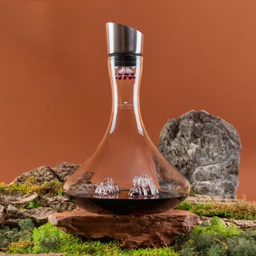 Alaskan Maker Křišťálový dekantér na víno Gran Canyon