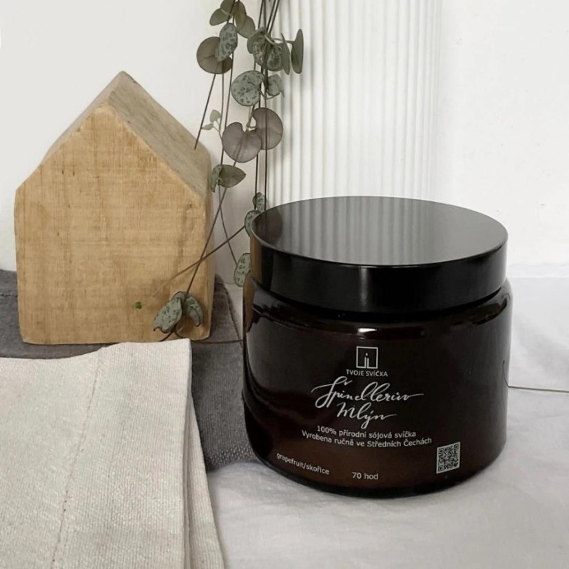 Tvoje svíčka vonná svíčka ve skle Špindlerův mlýn