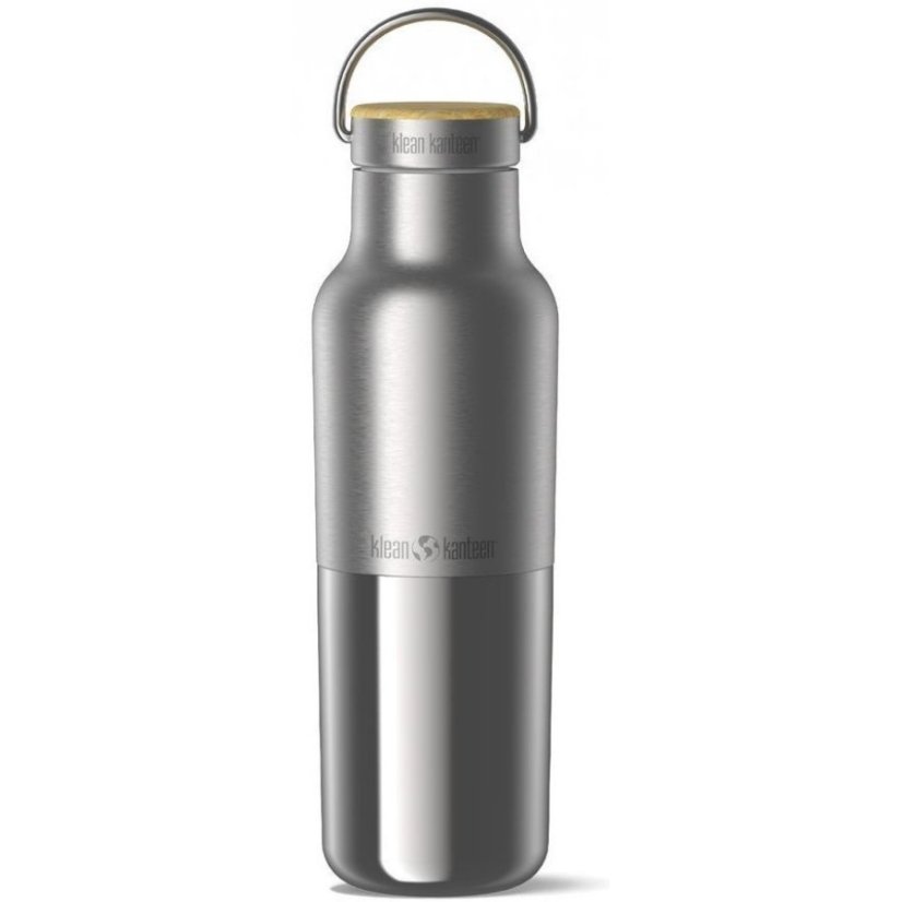 Klean Kanteen Nerezová termoska Rise s bambusovým víčkem 473ml