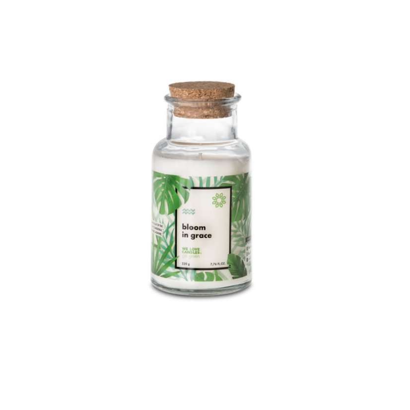 We Love Candles veganská vonná svíčka Bloom in grace