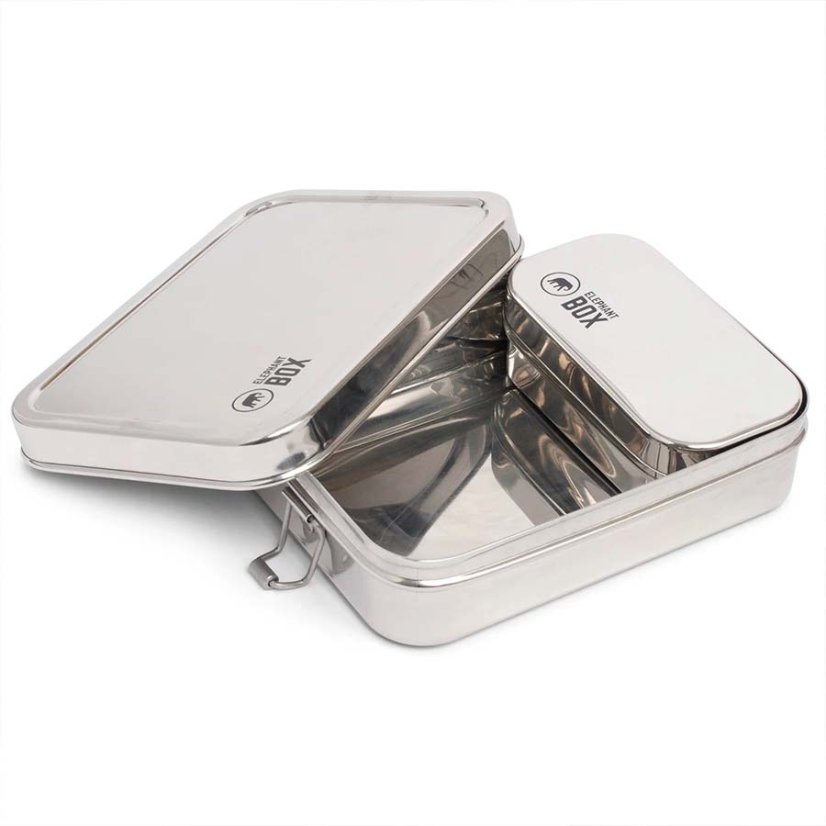 Elephant Box nerezový lunchbox Duo
