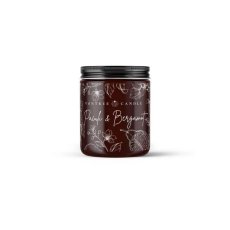 Vontree Candle Sójová vonná svíčka Pačuli, Bergamot 180 ml