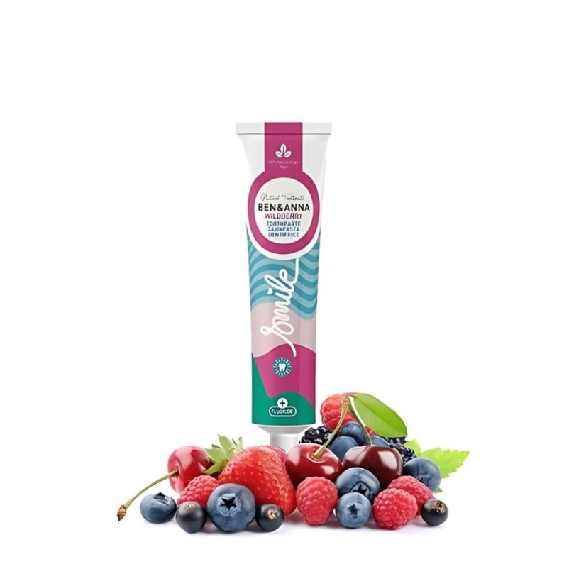 Ben & Anna Zubní pasta s fluoridem Wild Berry 75ml