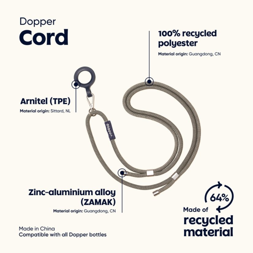 Dopper Šňůrka na láhve a termosky Cord