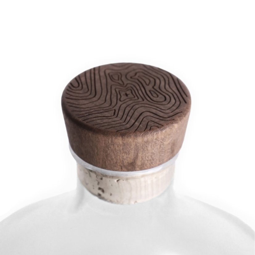 Alaskan Maker skleněná karafa na alkohol Mont Blanc