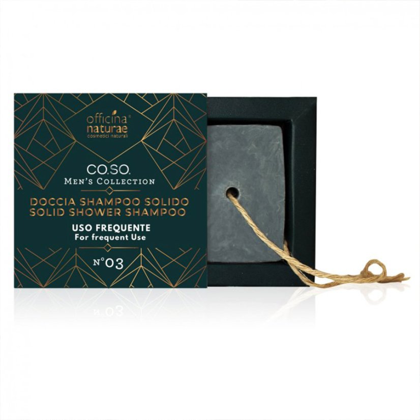 Officina Naturae 2v1 pánský tuhý sprchový šampon a mýdlo N03