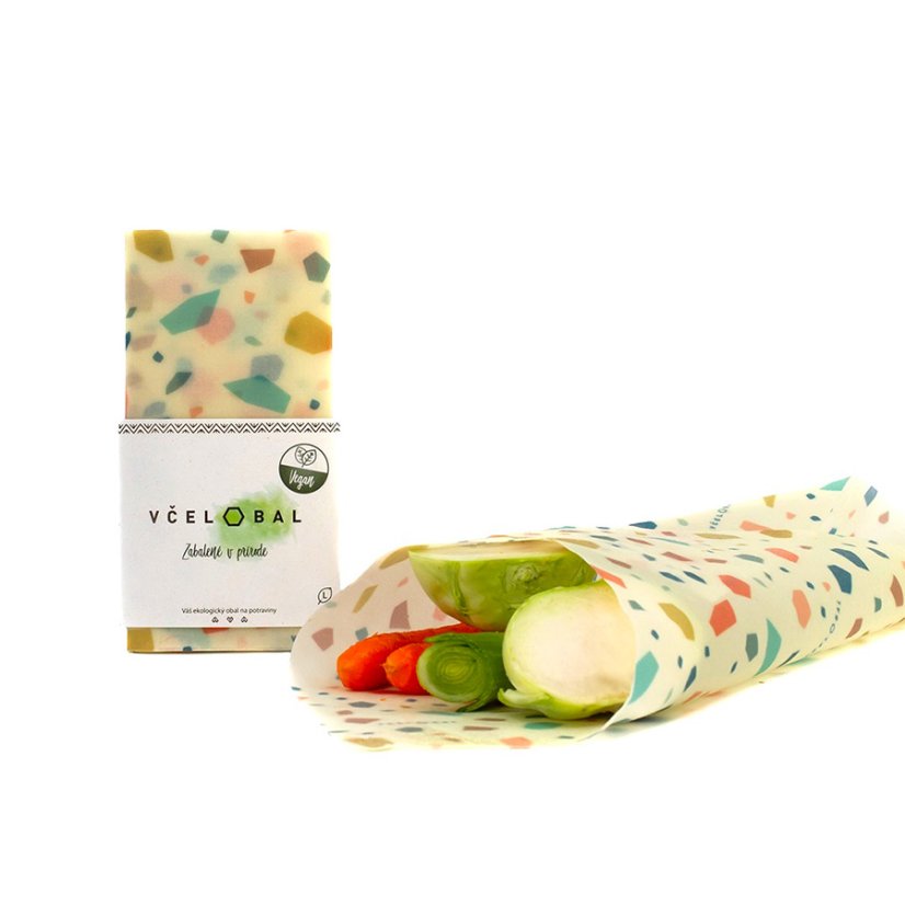 Včelobal voskované bavlněné ubrousky TRIO Vegan