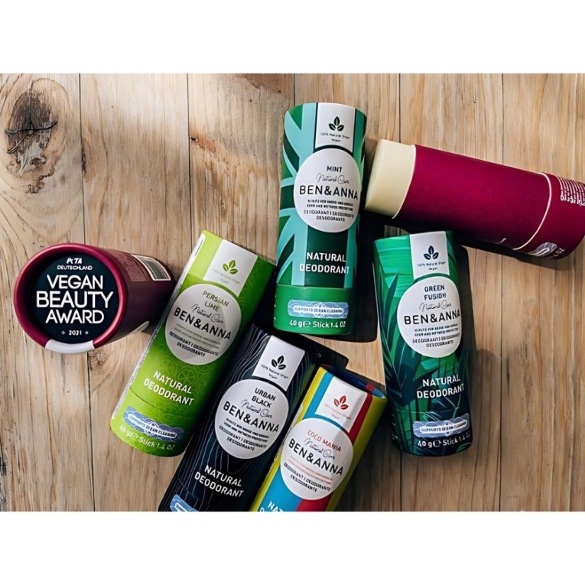 Ben & Anna Tuhý deodorant Zelený čaj 40g