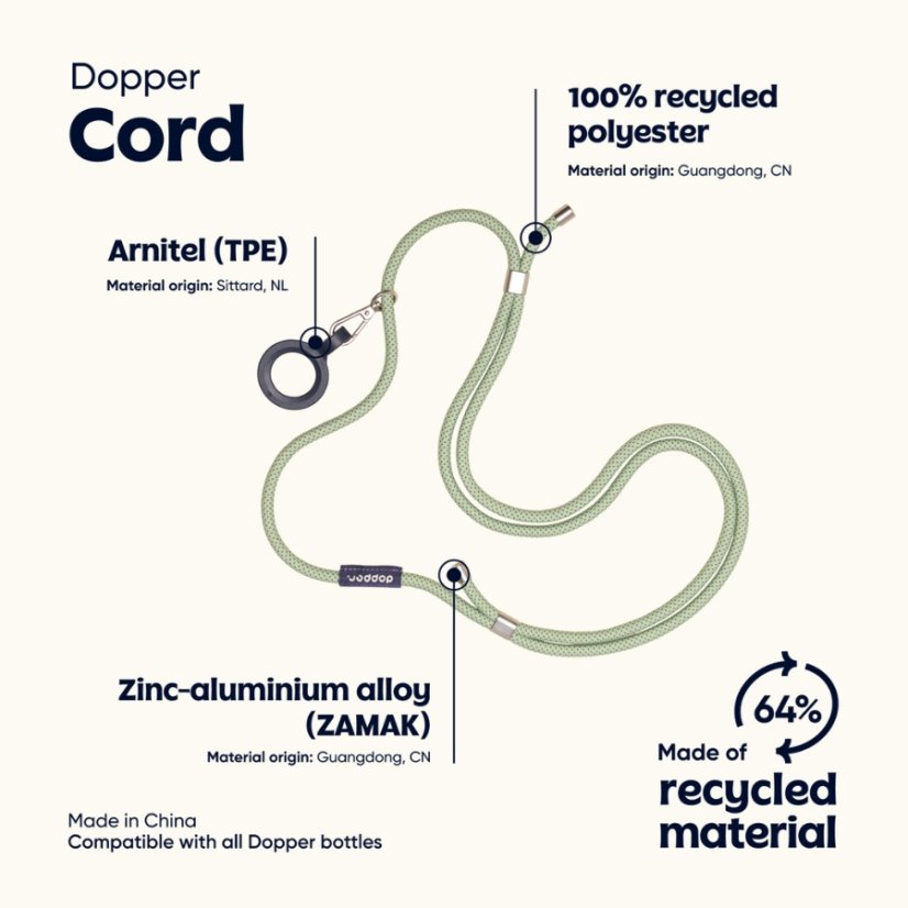 Dopper Šňůrka na láhve a termosky Cord