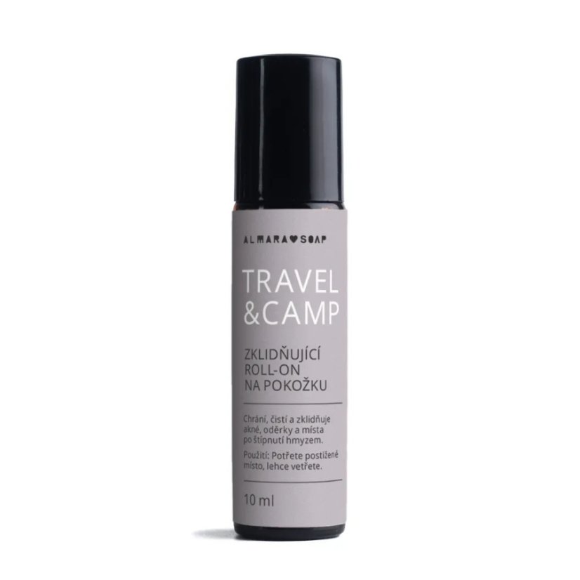 Almara Soap Přírodní zklidňující olej Travel & Camp Roll-on