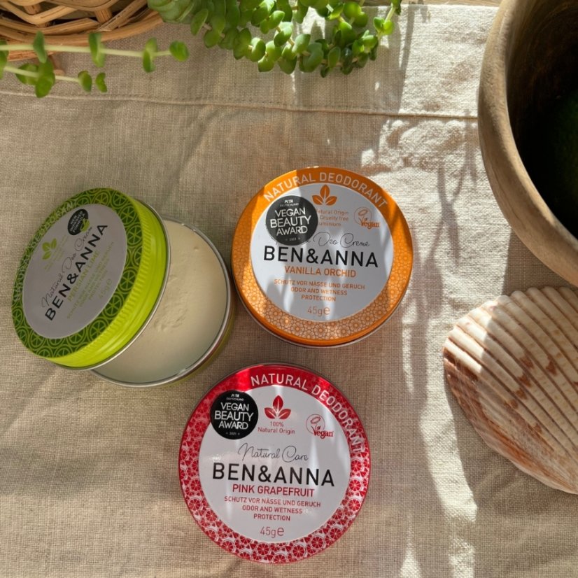 Ben & Anna Krémový deodorant Vanilková orchidej 45 g