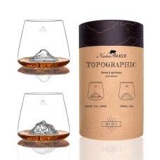 Alaskan Maker designové sklenice na whisky Fuji & Denali