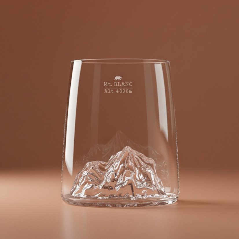 Alaskan Maker designové skleničky na panáky TOPOGRAPHIC 4 ks