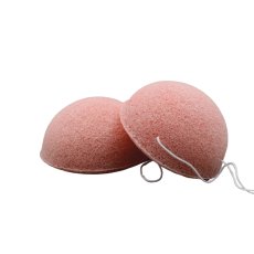 Konjac přírodní pleťová houbička Růžový francouzský jíl