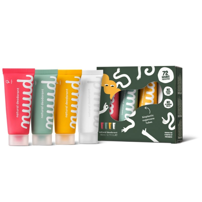 Nuud Podpažní deodorant v pastě Family Pack