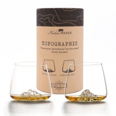 Alaskan Maker designové sklenice na whisky Everest & Mont Blanc