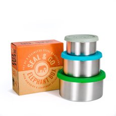 Elephant Box těsnící nerezové plechovky Seal & Go Trio