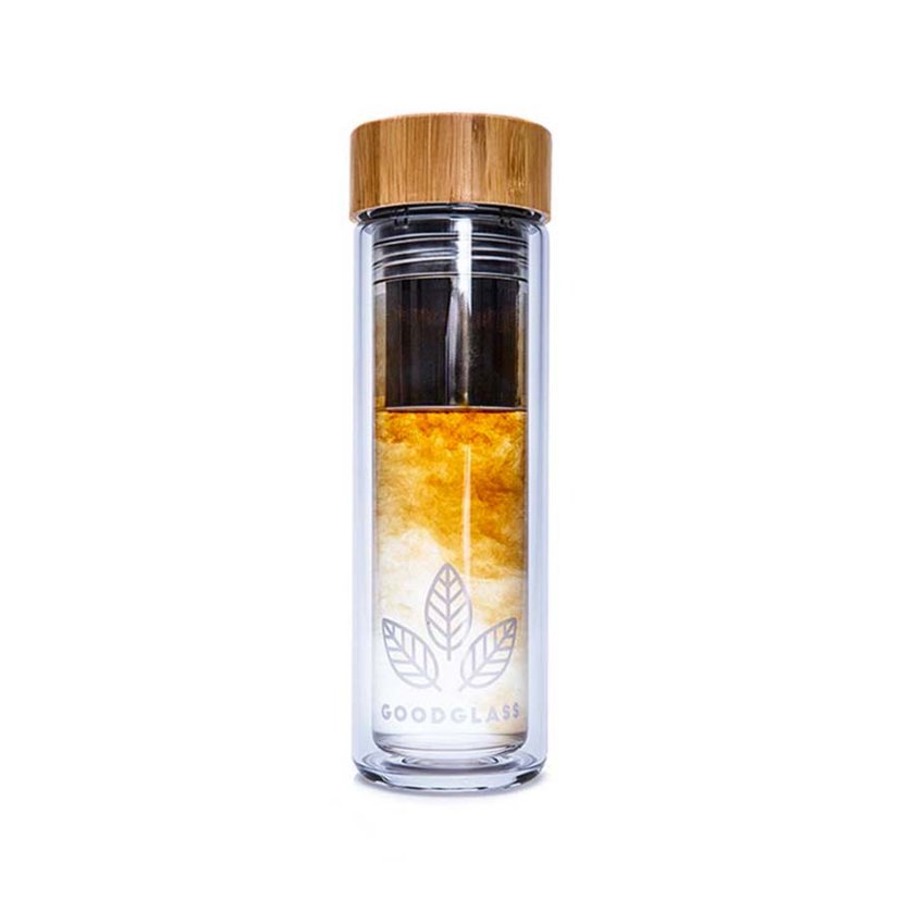 GoodWays skleněná termoska s infuzérem GoodGlass Thermo