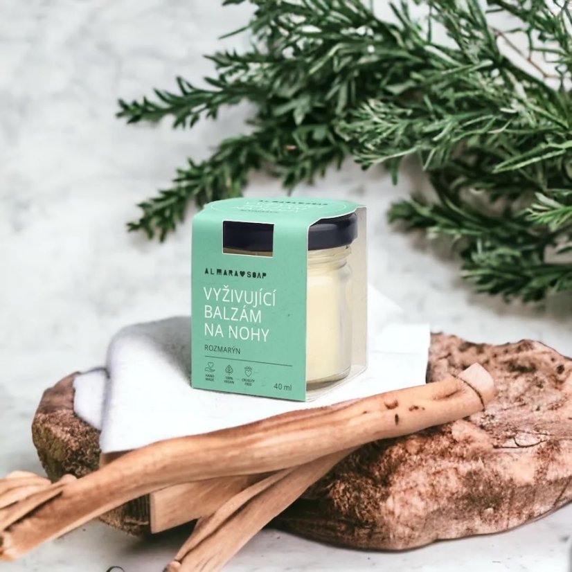Almara Soap Vyživující balzám na nohy Rozmarýn