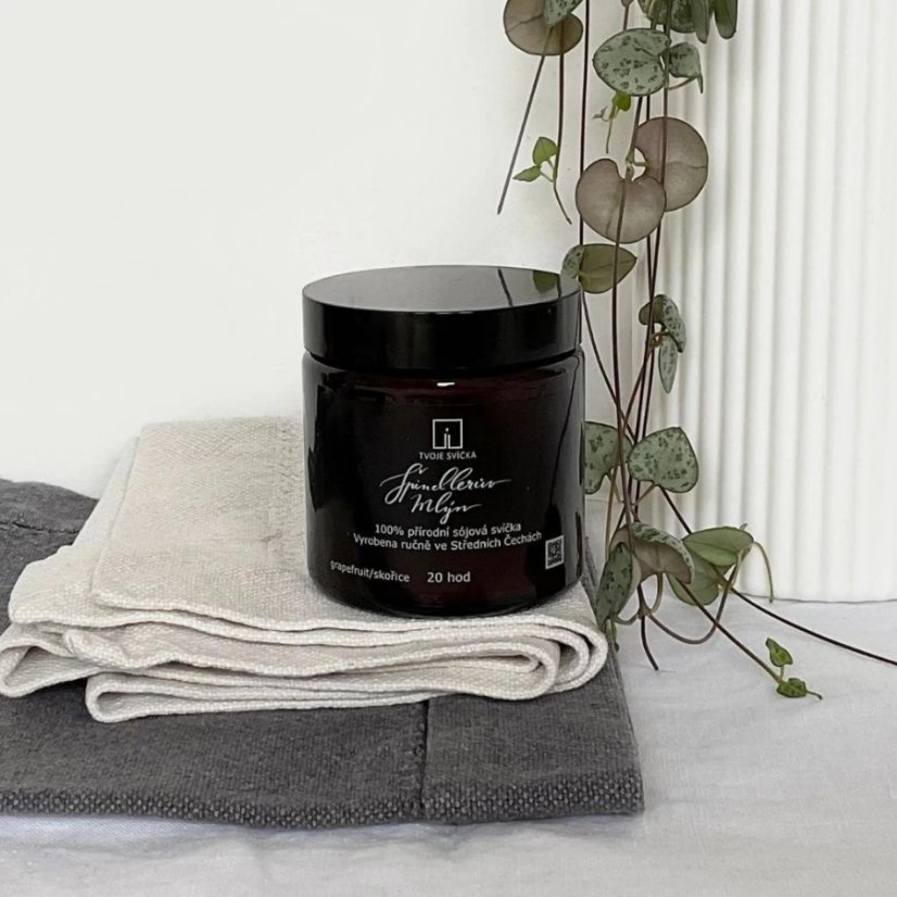 Tvoje svíčka vonná svíčka ve skle Špindlerův mlýn