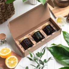 Vontree Candle Dárková sada sójových svíček ve skle II. 3 x 60 ml