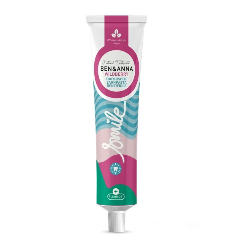 Ben & Anna Zubní pasta s fluoridem Wild Berry 75ml
