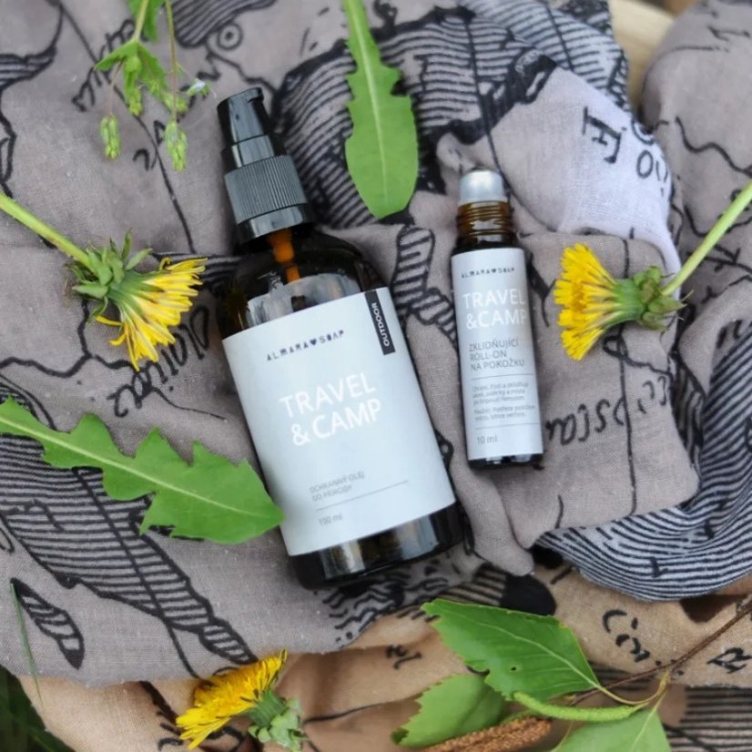 Almara Soap Přírodní zklidňující olej Travel & Camp Roll-on