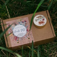 Vontree Candle Sójová čajová svíčka zdobená Chvíle Štěstí
