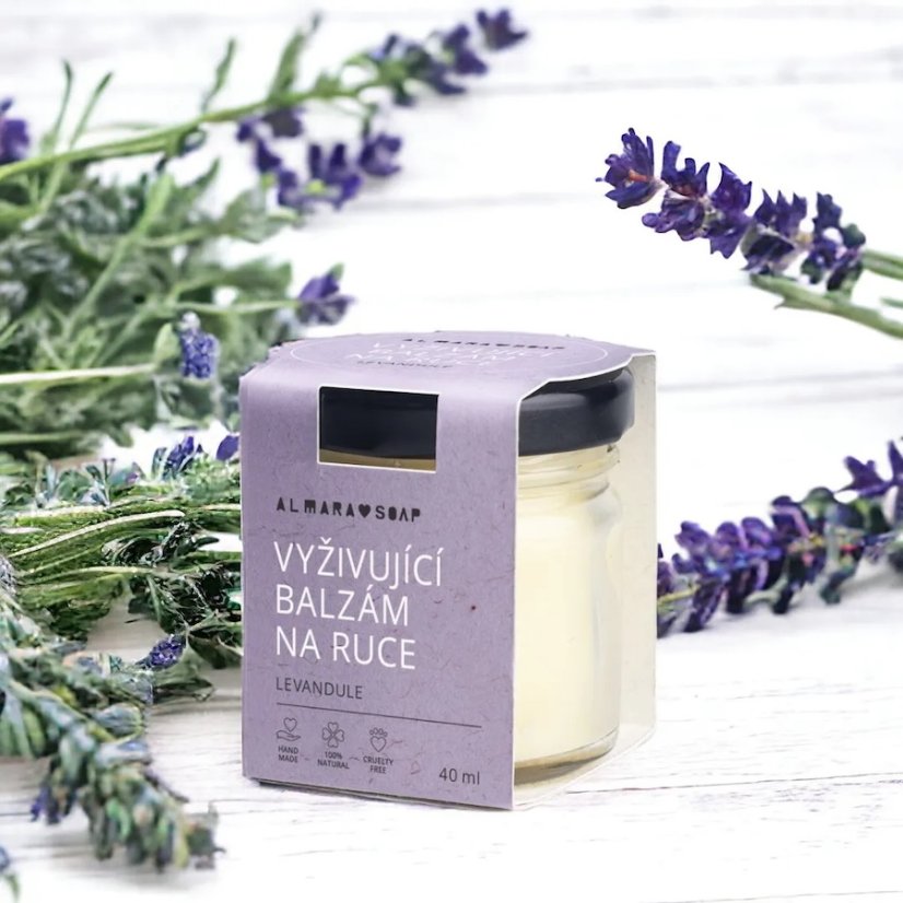 Almara Soap Vyživující balzám na ruce Levandule