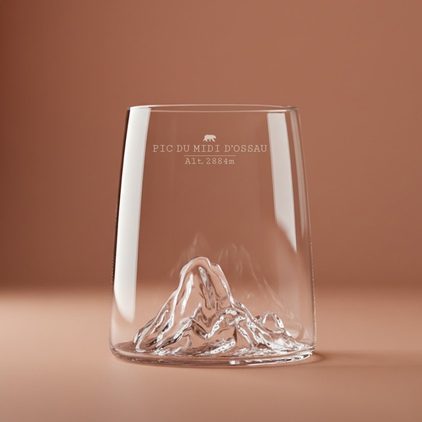 Alaskan Maker designové skleničky na panáky TOPOGRAPHIC 4 ks