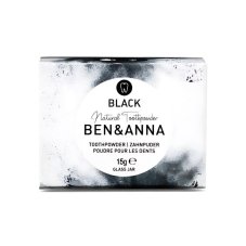 Ben & Anna Zubní prášek pro bělení zubů s aktivním uhlím 15 g