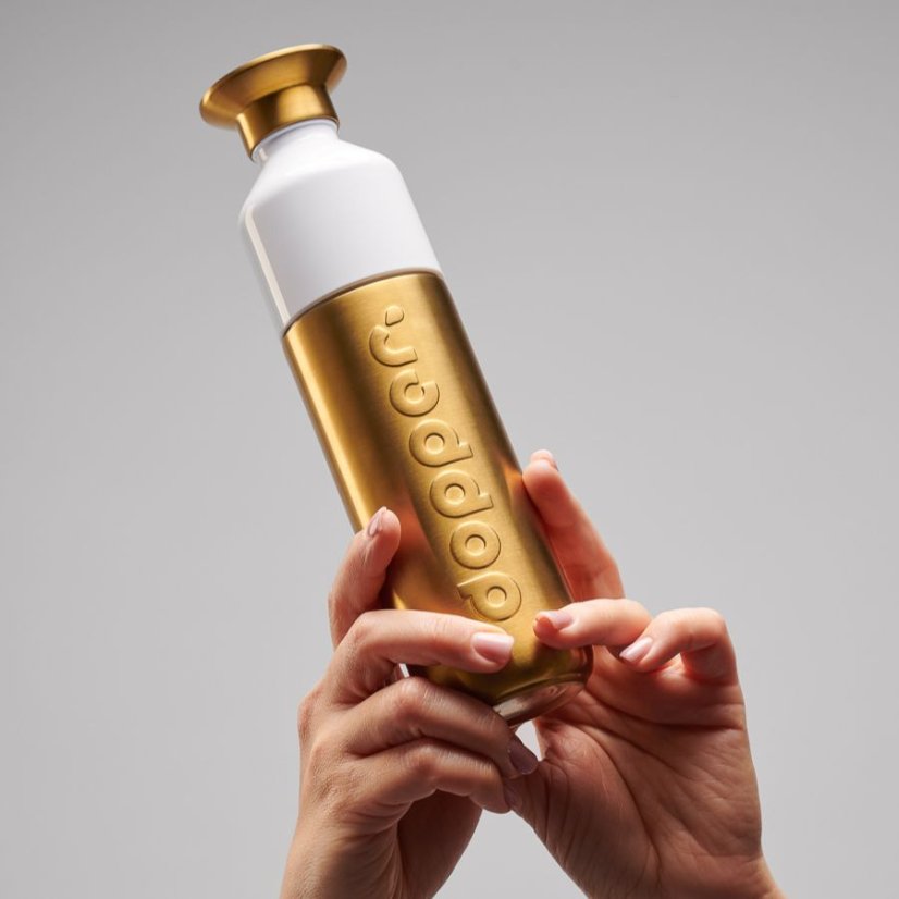 Dopper Metalická nerezová láhev na pití 490ml