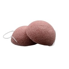 Konjac přírodní pleťová houbička Červený francouzský jíl