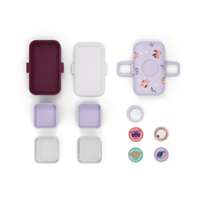 Dětský obědový bento box na jídlo Tresor Graphic Monbento