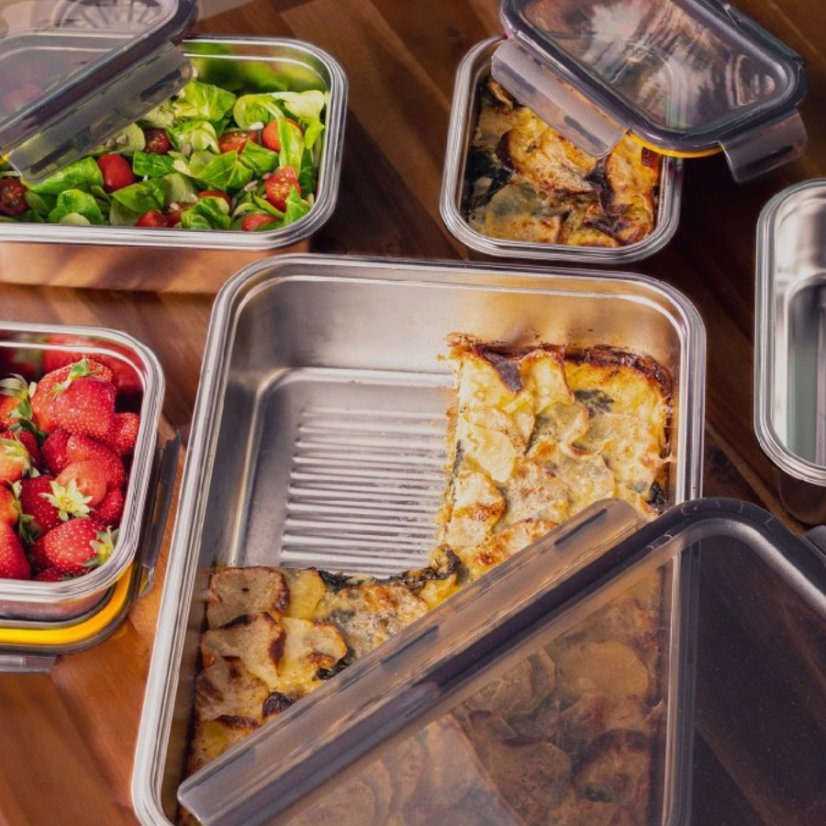 Pika Těsnící nerezový lunchbox do mikrovlnky