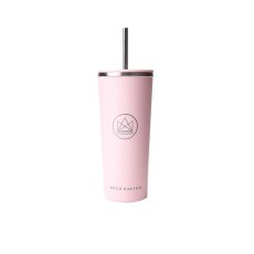 Neon Kactus Designový nerez pohár s brčkem 710 ml