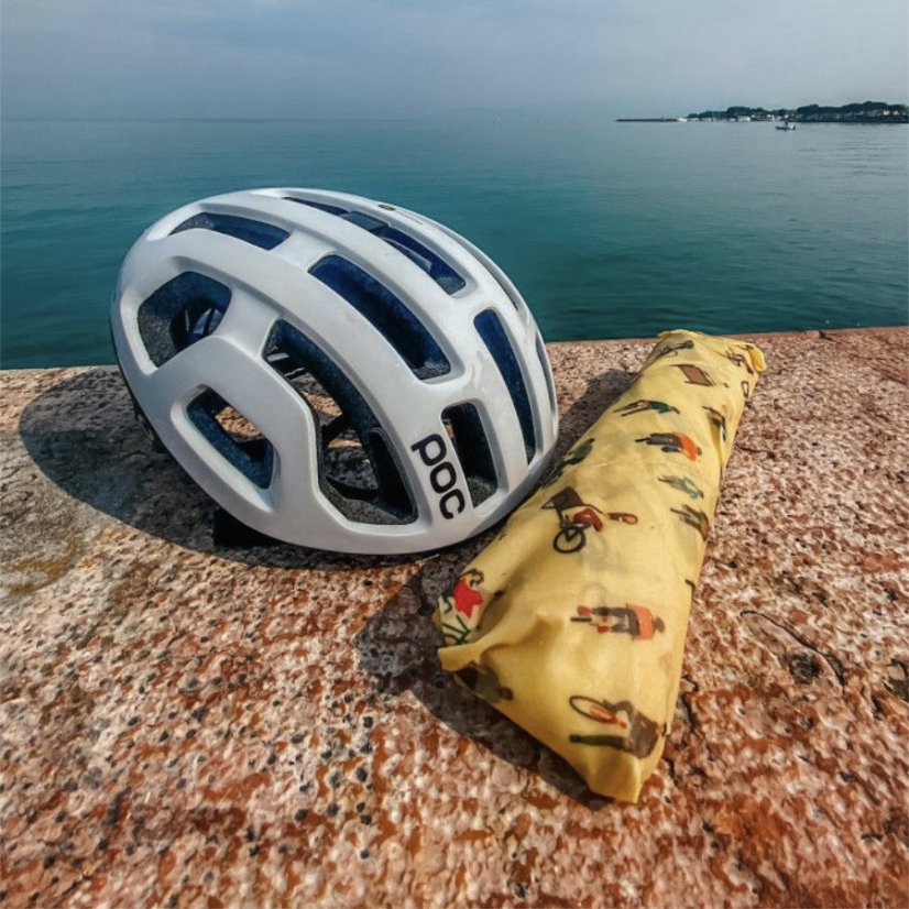 Včelobal voskované bavlněné ubrousky DUO Cyklisté
