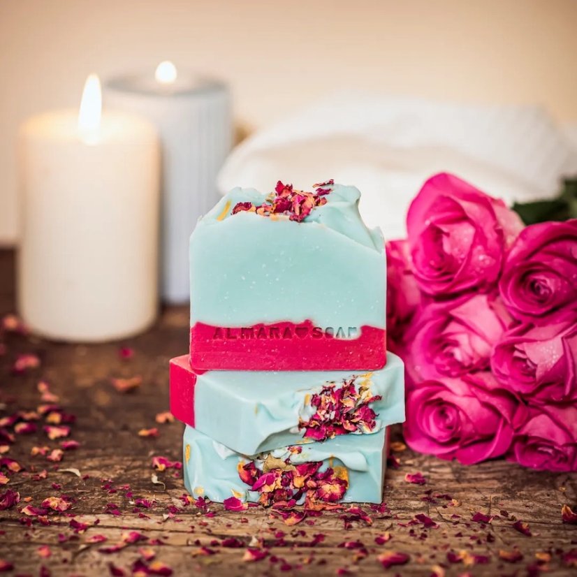 Almara Soap tuhé mýdlo Wild Rose