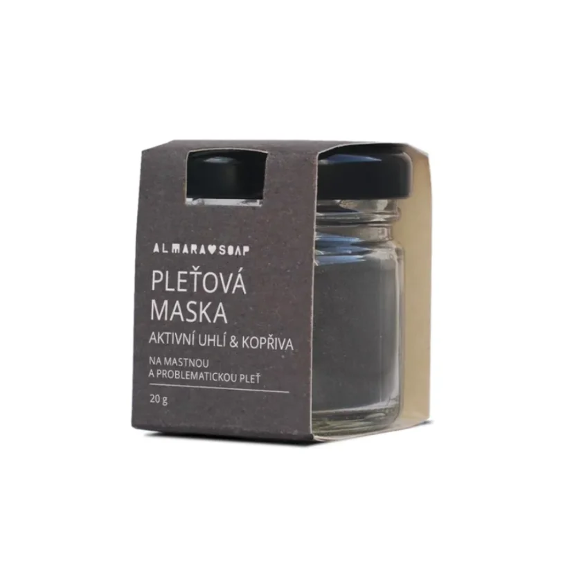 Almara Soap Přírodní maska na obličej Clean Face Black