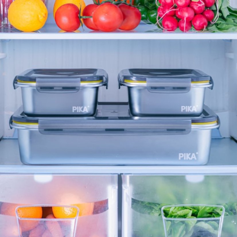 Pika Těsnící nerezový lunchbox do mikrovlnky