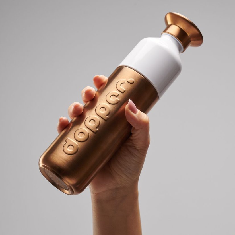 Dopper Metalická nerezová láhev na pití 490ml