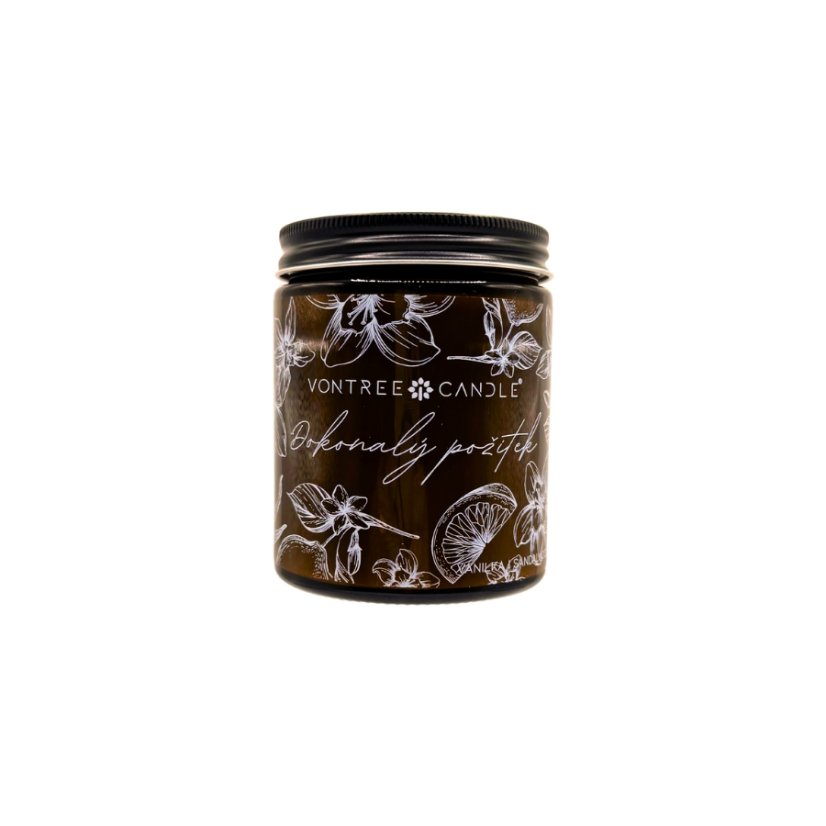 Vontree Candle Sójová vonná svíčka Dokonalý požitek 180 ml