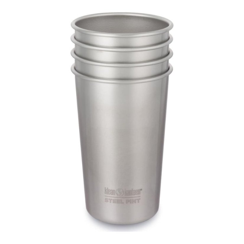 Klean Kanteen Sada nerezových pohárků 4 x 473 ml