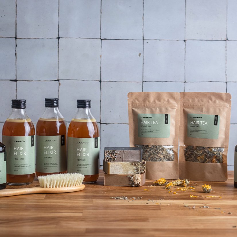 Almara Soap Bylinná kúra na vlasy Hair Tea Clean