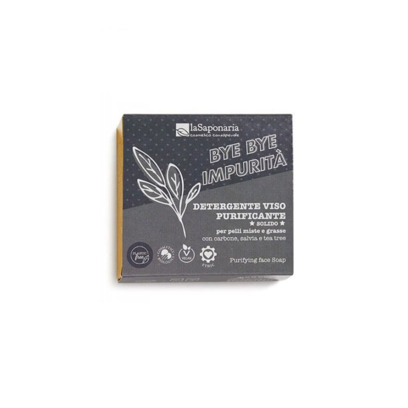 LaSaponaria tuhé čistící pleťové mýdlo pro mastnou pleť
