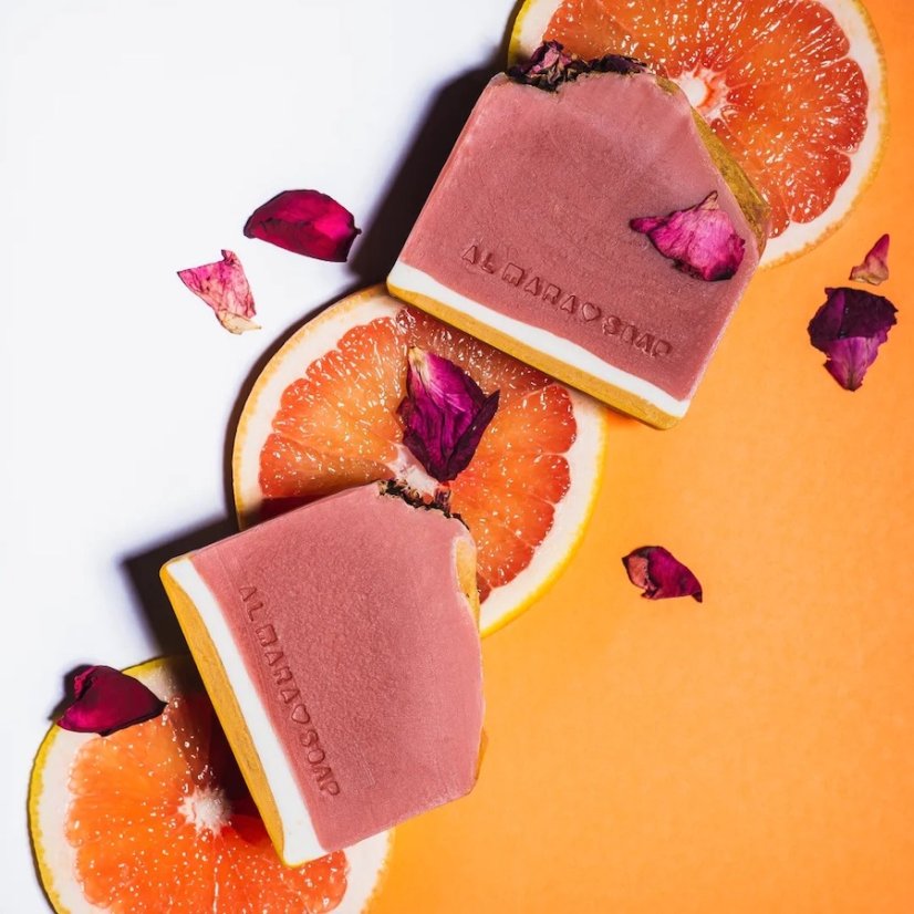 Almara Soap tuhé mýdlo Růžový Grep