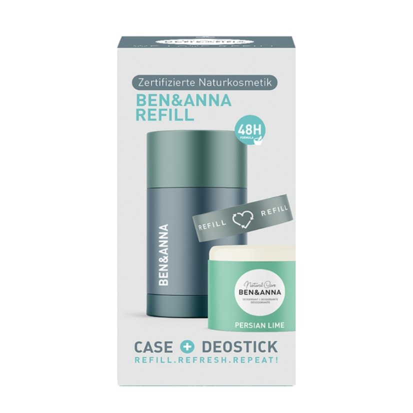 Ben & Anna Tuhý deodorant se znovupoužitelným aplikátorem Perská limeta 40 g