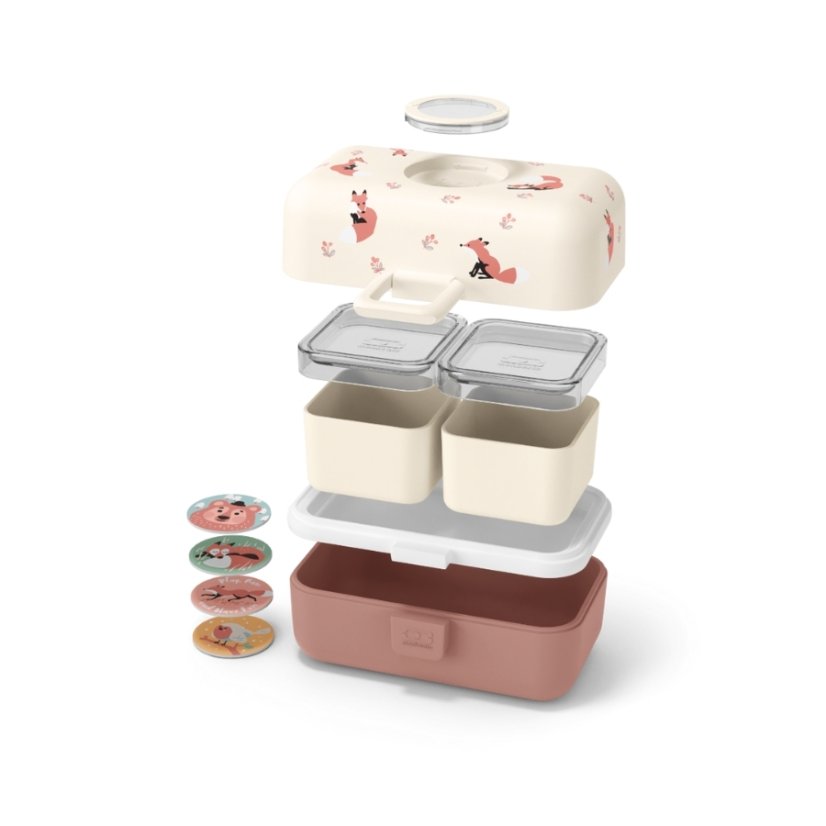 Dětský obědový bento box na jídlo Tresor Graphic Monbento