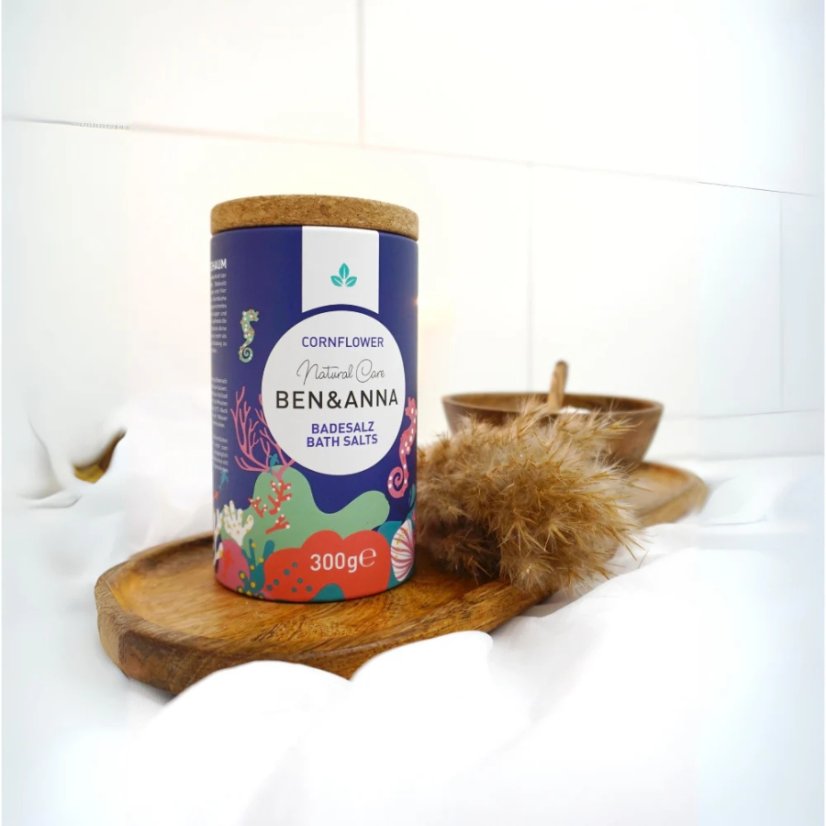 Ben & Anna Sůl do koupele - Cornflower 300g